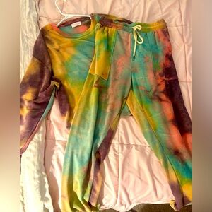 Pink Lily Tie Dye Set